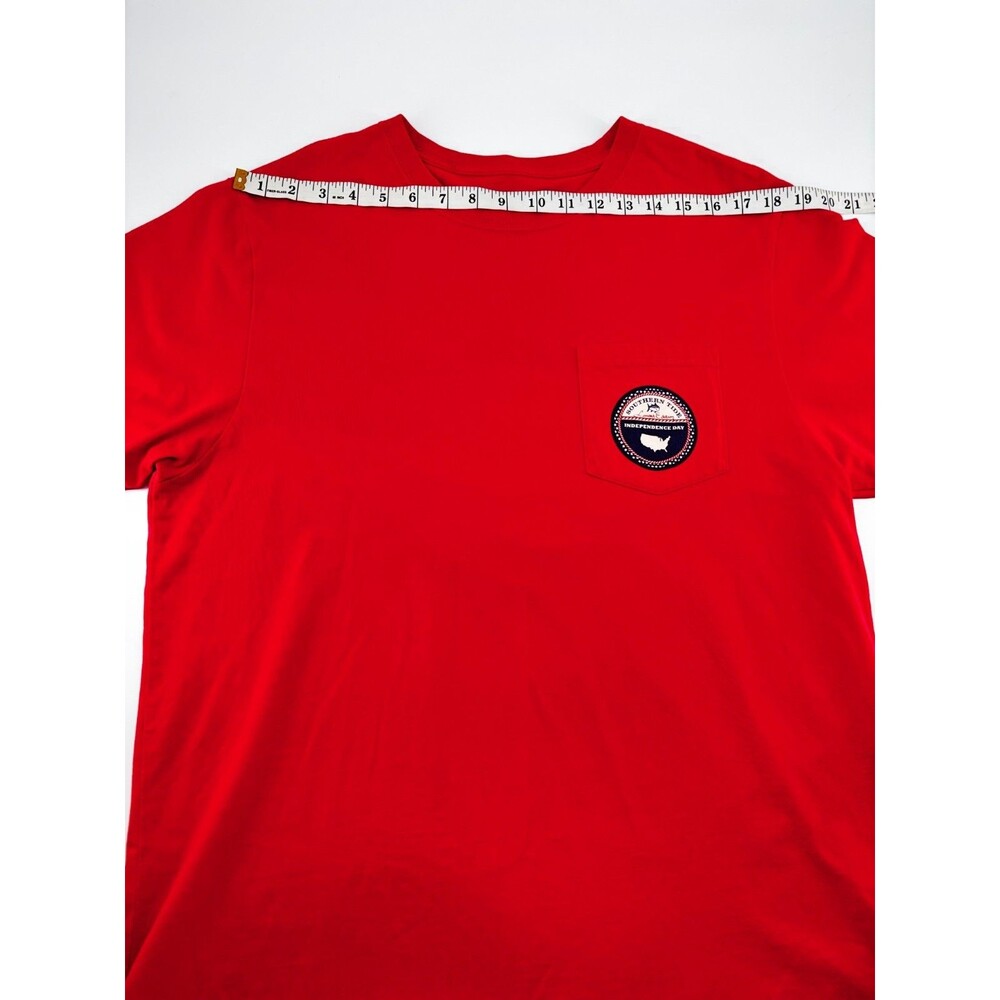 Southern Tide Men's Size Large Red "Original Skipjack" Short Sleeve Graphic Tee - Picture 5 of 8